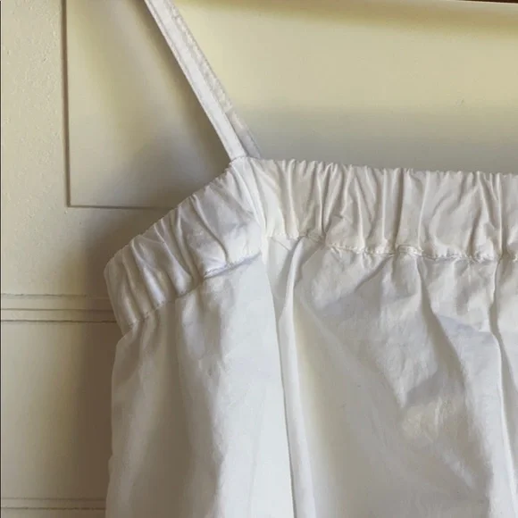 NWT Joie Rindinya Ruffled Scalloped Midi Dress White S - Picture 9 of 10